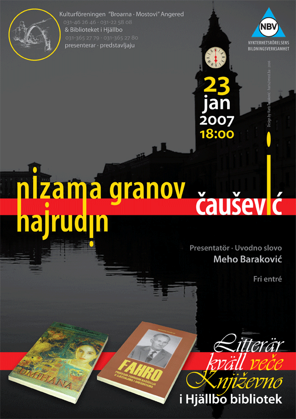 Litterär kväll: Nizama Granov-Čaušević och Hajrudin Čaušević [bakåt]