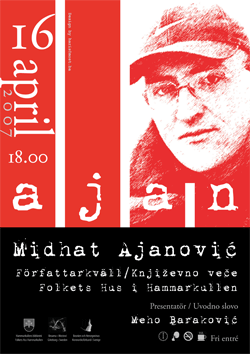 Författarkväll: Midhat Ajanović Ajan [förstora]