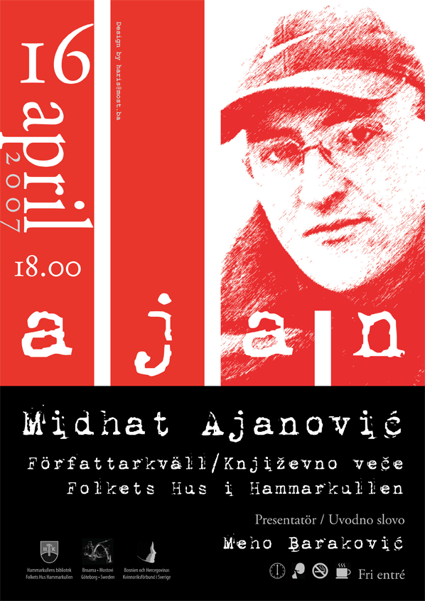 Författarkväll: Midhat Ajanović Ajan [bakåt]